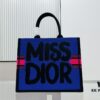 Oversized Original Order Thick Yarn Fabric Dior Book Tote