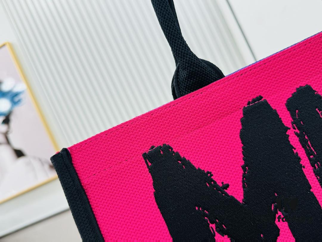 Oversized Original Order Thick Yarn Fabric Dior Book Tote