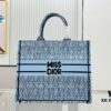 Oversized Original Order Thick Yarn Fabric Dior Book Tote