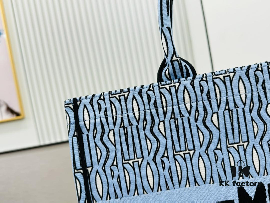 Oversized Original Order Thick Yarn Fabric Dior Book Tote