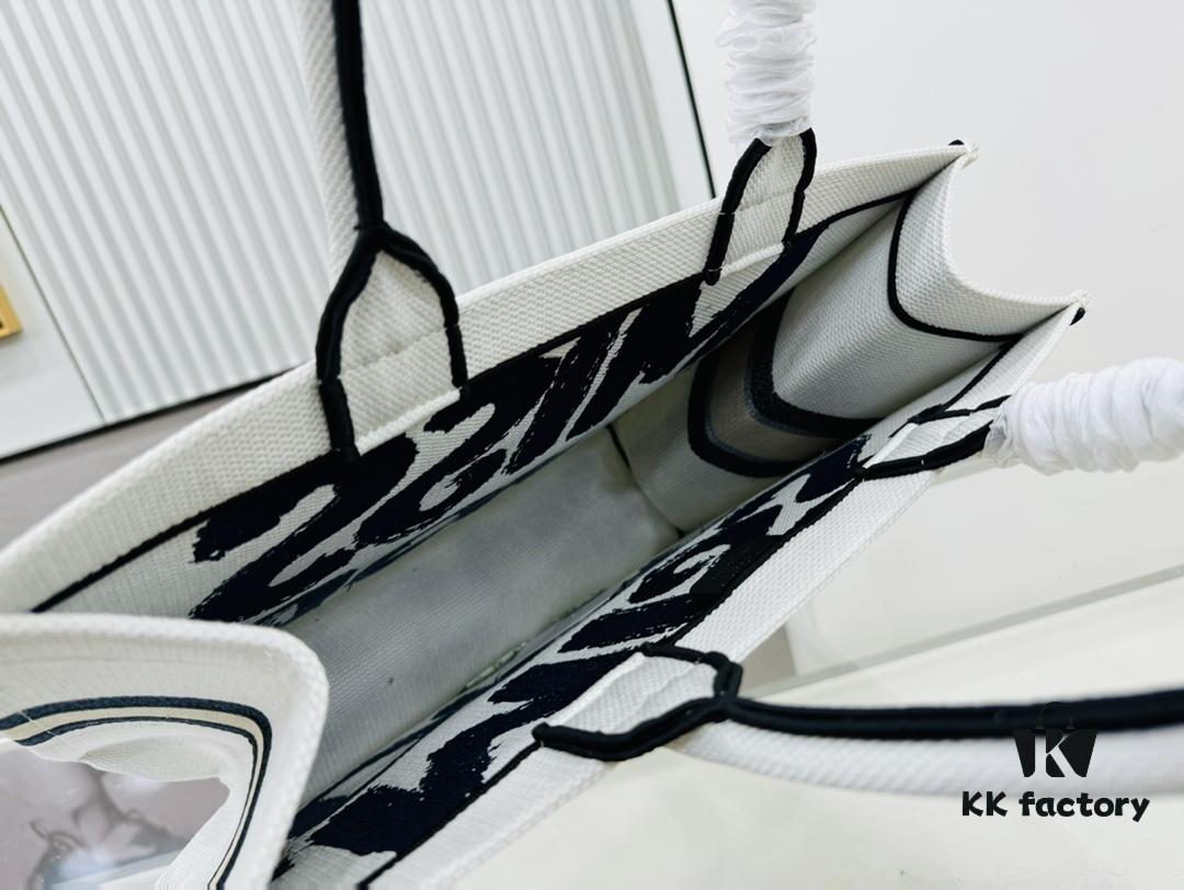 Thick Yarn Heavy Fabric Original Order Large Size Di0r Book Tote