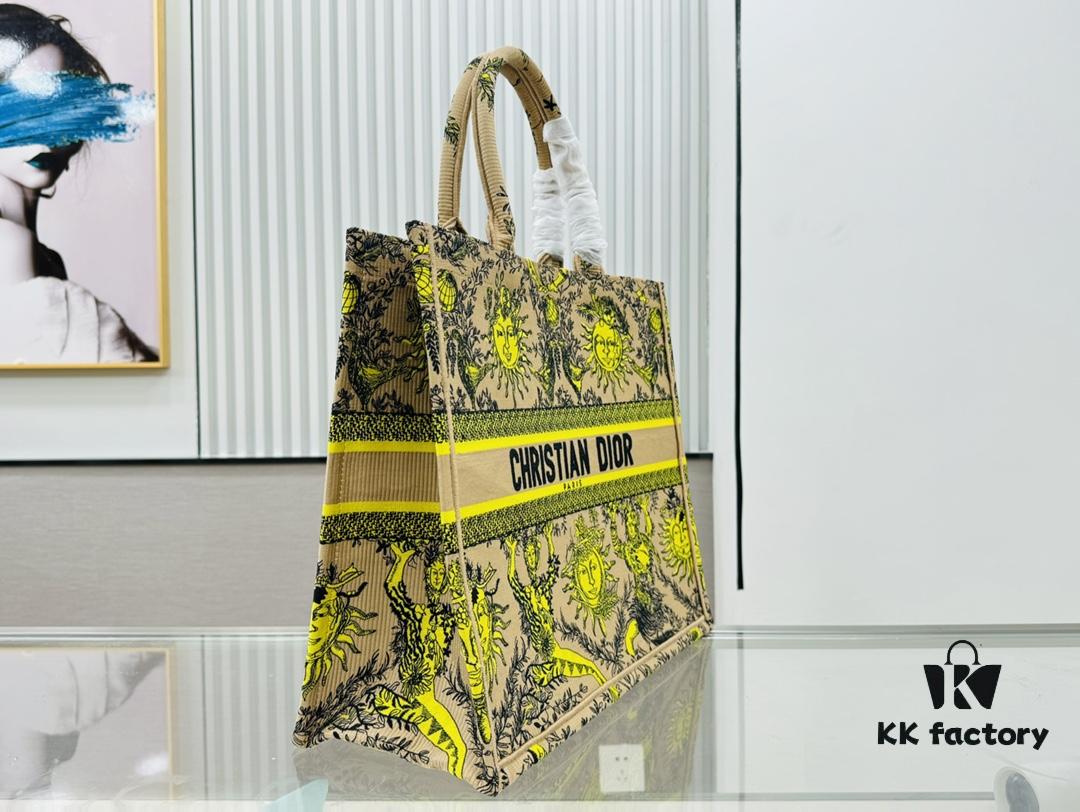 Oversized Original Order Thick Yarn Fabric Dior Book Tote