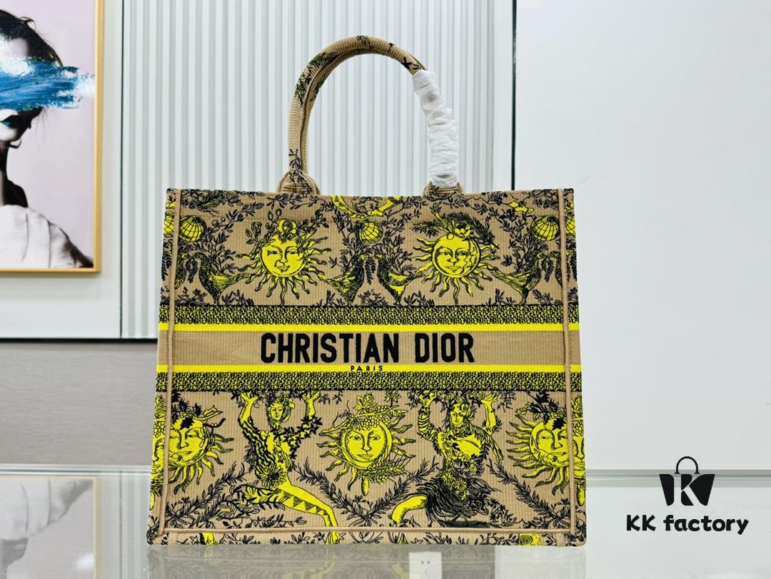 Oversized Original Order Thick Yarn Fabric Dior Book Tote