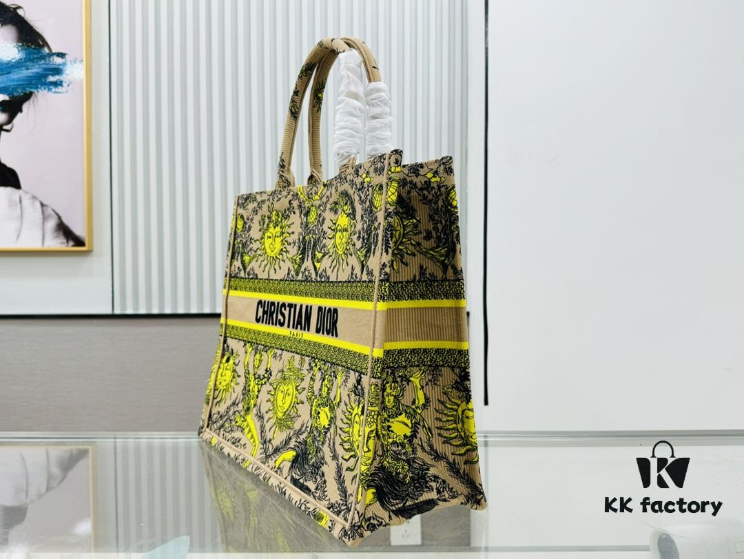 Oversized Original Order Thick Yarn Fabric Dior Book Tote