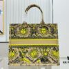 Oversized Original Order Thick Yarn Fabric Dior Book Tote
