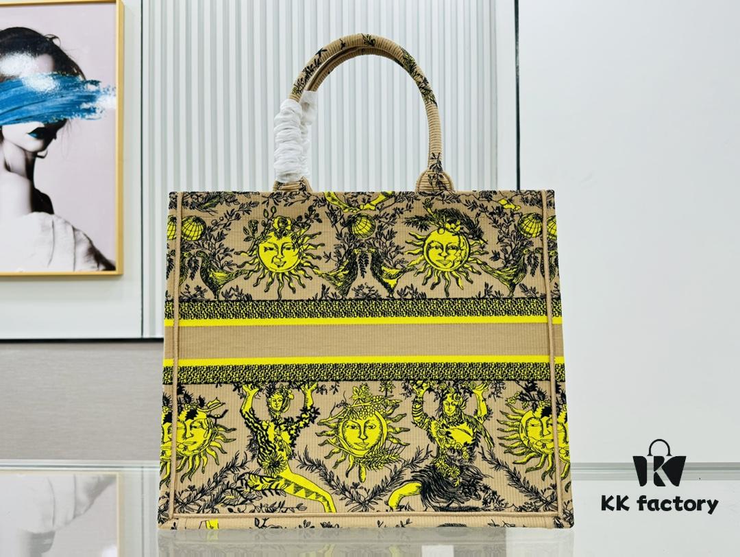 Oversized Original Order Thick Yarn Fabric Dior Book Tote