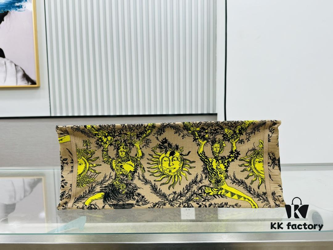 Oversized Original Order Thick Yarn Fabric Dior Book Tote