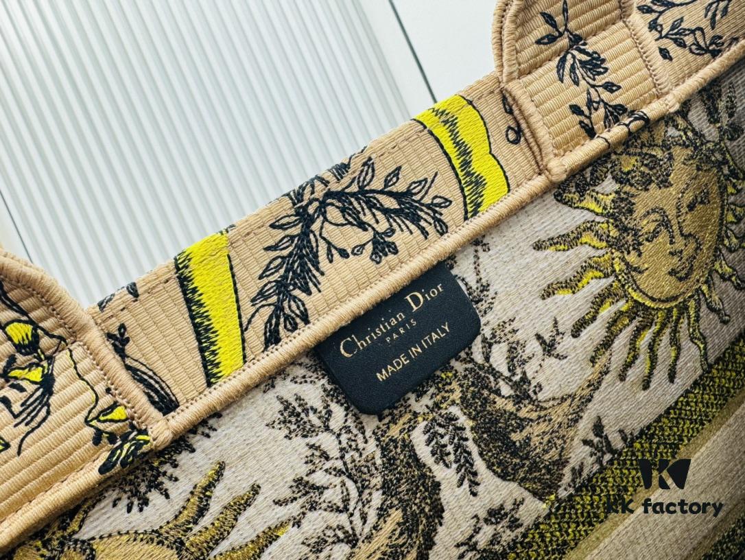 Oversized Original Order Thick Yarn Fabric Dior Book Tote