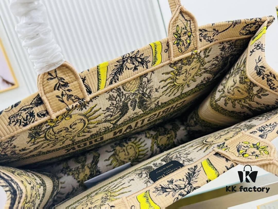 Oversized Original Order Thick Yarn Fabric Dior Book Tote