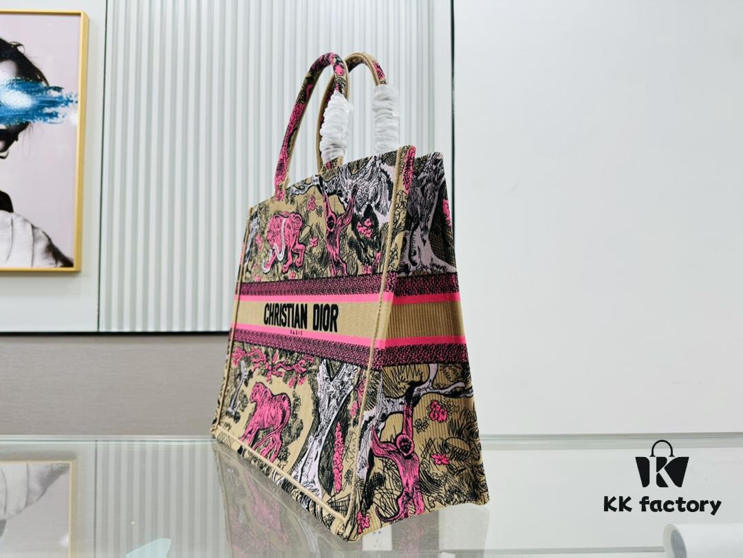 Oversized Original Order Thick Yarn Fabric Dior Book Tote