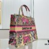 Oversized Original Order Thick Yarn Fabric Dior Book Tote