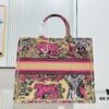 Oversized Original Order Thick Yarn Fabric Dior Book Tote