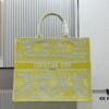 Oversized Original Order Di0r Book Tote in Thick, Heavyweight Yarn Fabric