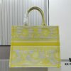 Oversized Original Order Di0r Book Tote in Thick, Heavyweight Yarn Fabric