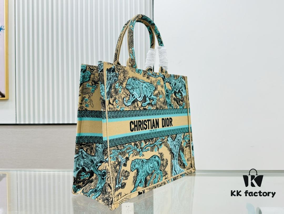 Oversized Original Order Thick Yarn Fabric Dior Book Tote