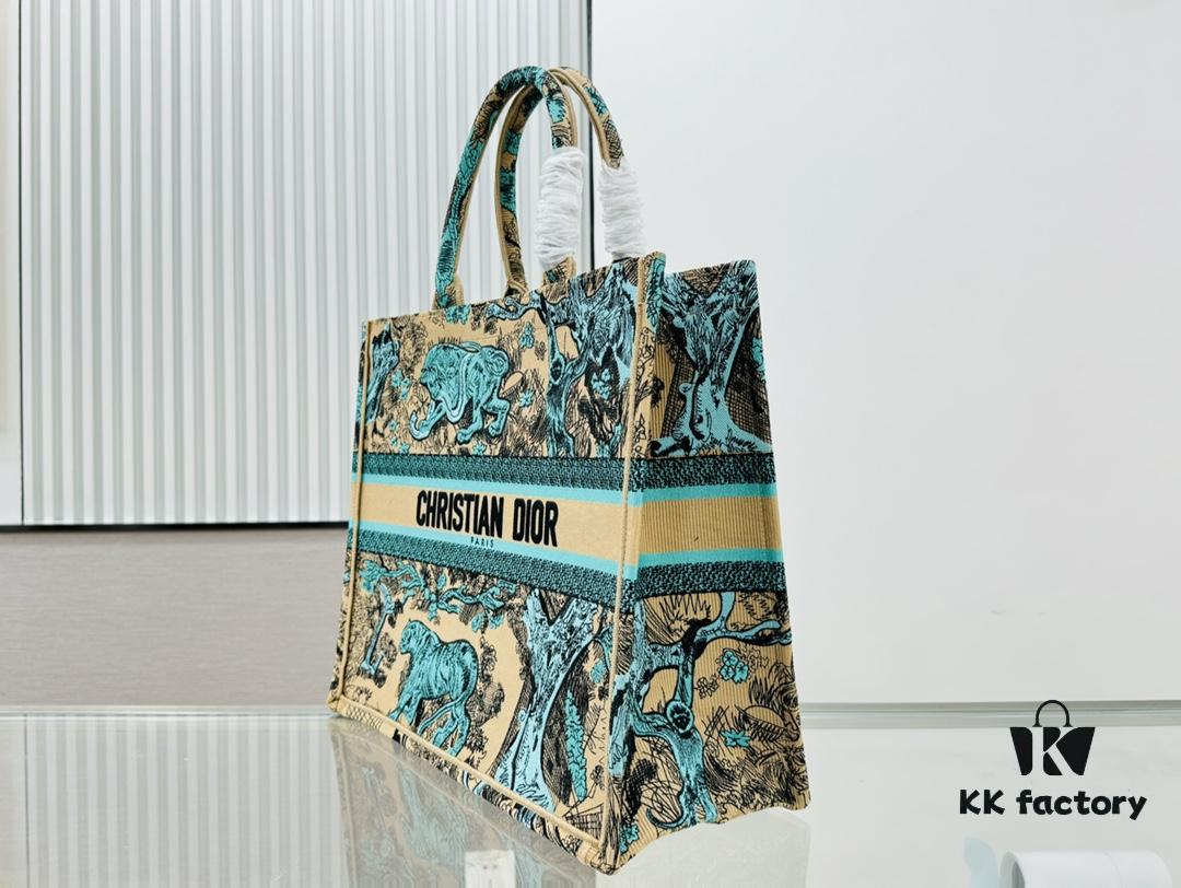 Oversized Original Order Thick Yarn Fabric Dior Book Tote