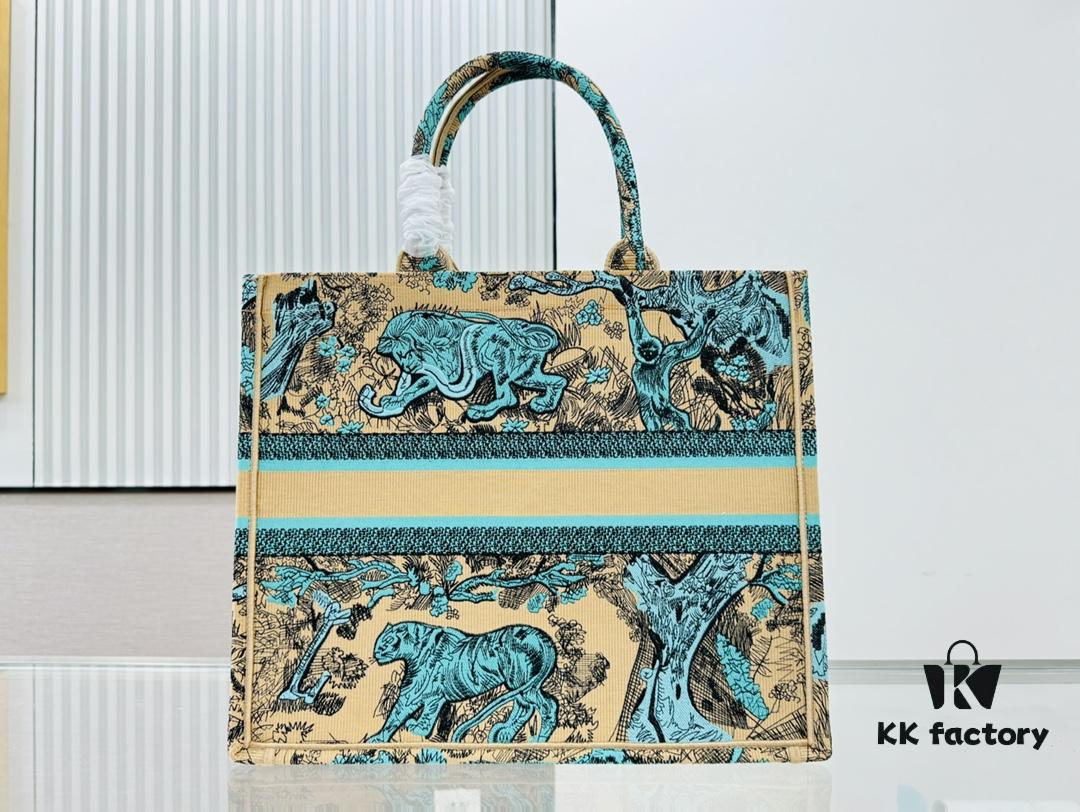 Oversized Original Order Thick Yarn Fabric Dior Book Tote