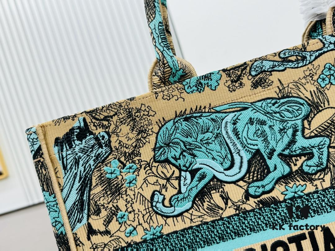 Oversized Original Order Thick Yarn Fabric Dior Book Tote