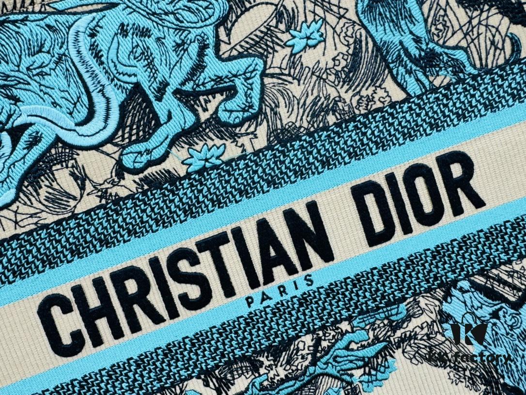 Oversized Original Order Thick Yarn Fabric Dior Book Tote