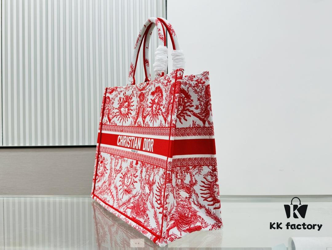 Thick Canvas Original Order Large Size Di0r Book Tote