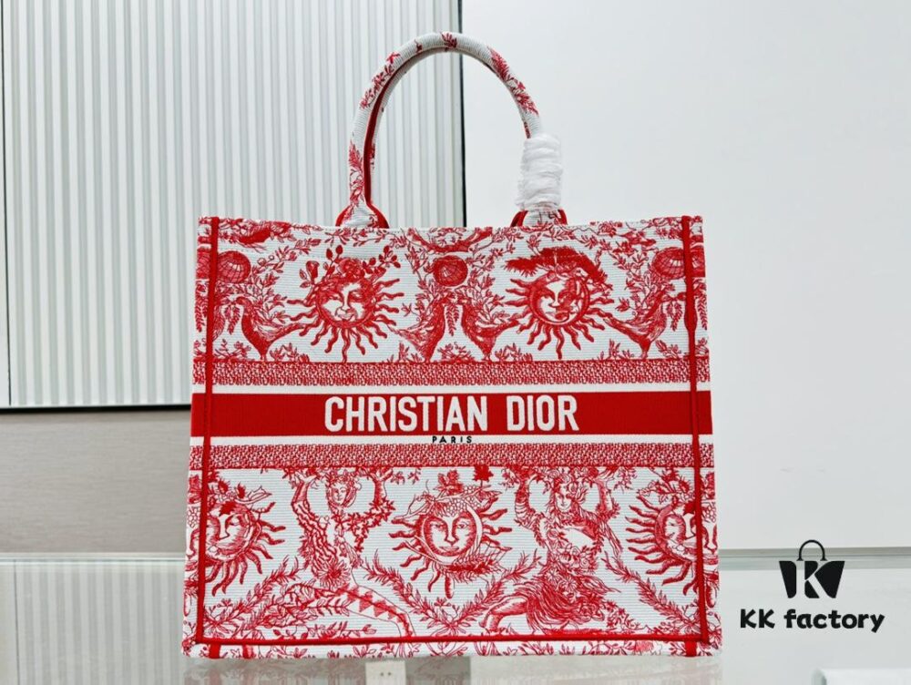 Thick Yarn Heavy Fabric Original Order Large Size Di0r Book Tote