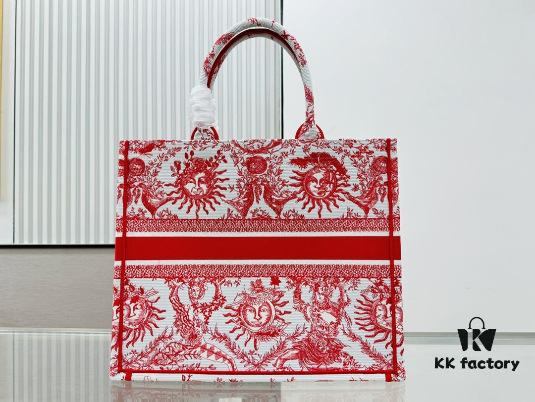 Thick Canvas Original Order Large Size Di0r Book Tote