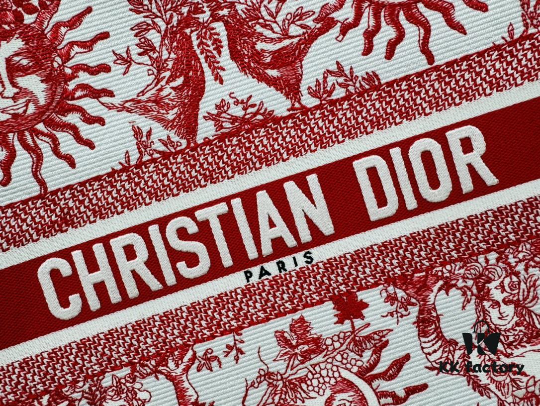 Thick Canvas Original Order Large Size Di0r Book Tote