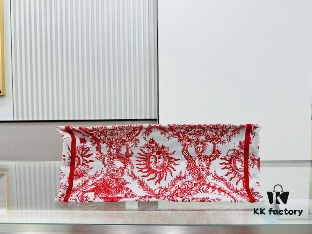 Thick Canvas Original Order Large Size Di0r Book Tote