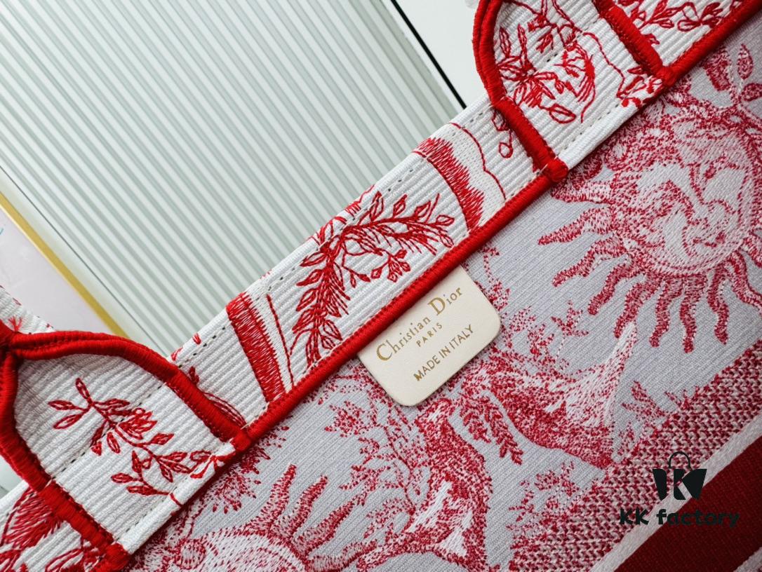 Thick Canvas Original Order Large Size Di0r Book Tote