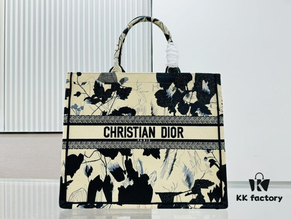 Oversized Original Order Di0r Book Tote - Thick Canvas Fabric