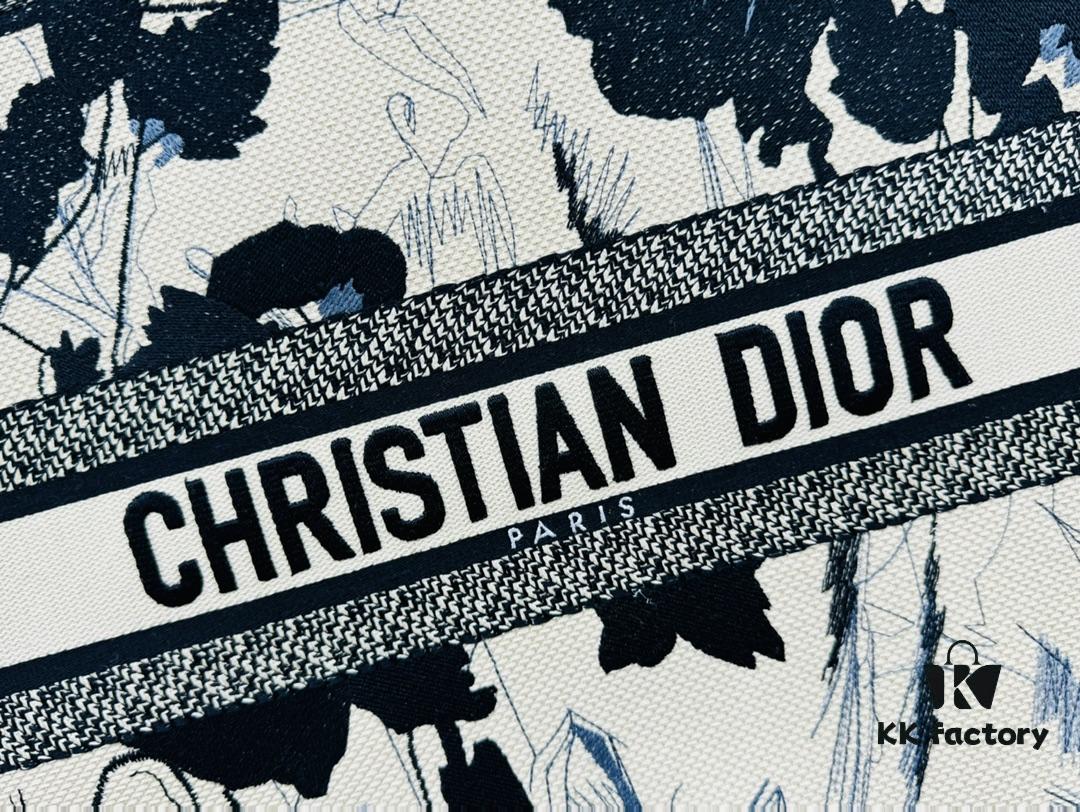 Thick Yarn Heavy Fabric Original Order Large Size Di0r Book Tote