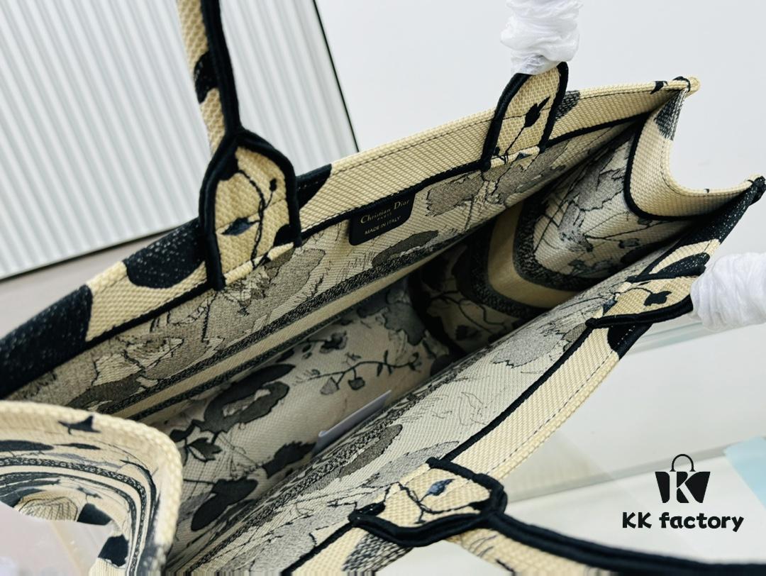 Thick Yarn Heavy Fabric Original Order Large Size Di0r Book Tote