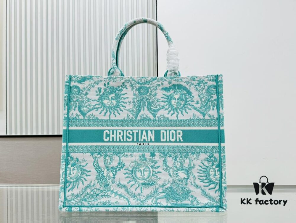 Oversized Original Order Thick Yarn Fabric Dior Book Tote