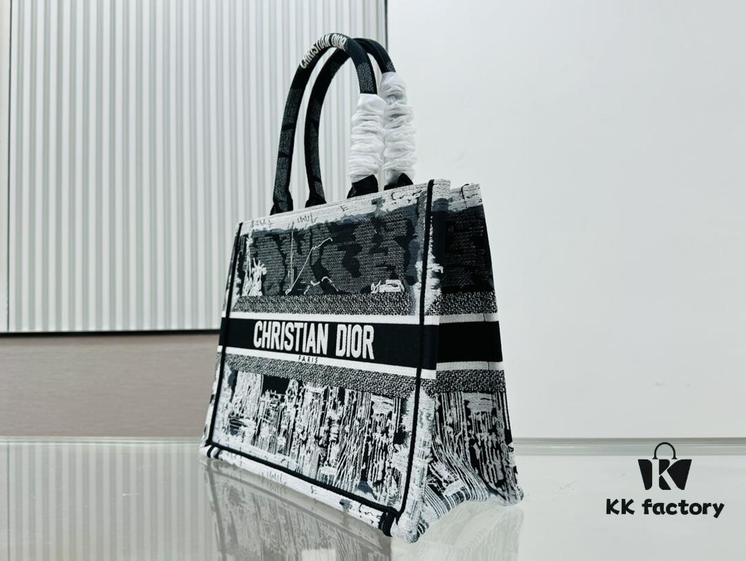 Thick Thread, Heavy Fabric Original Order Medium Size Di0r Book Tote