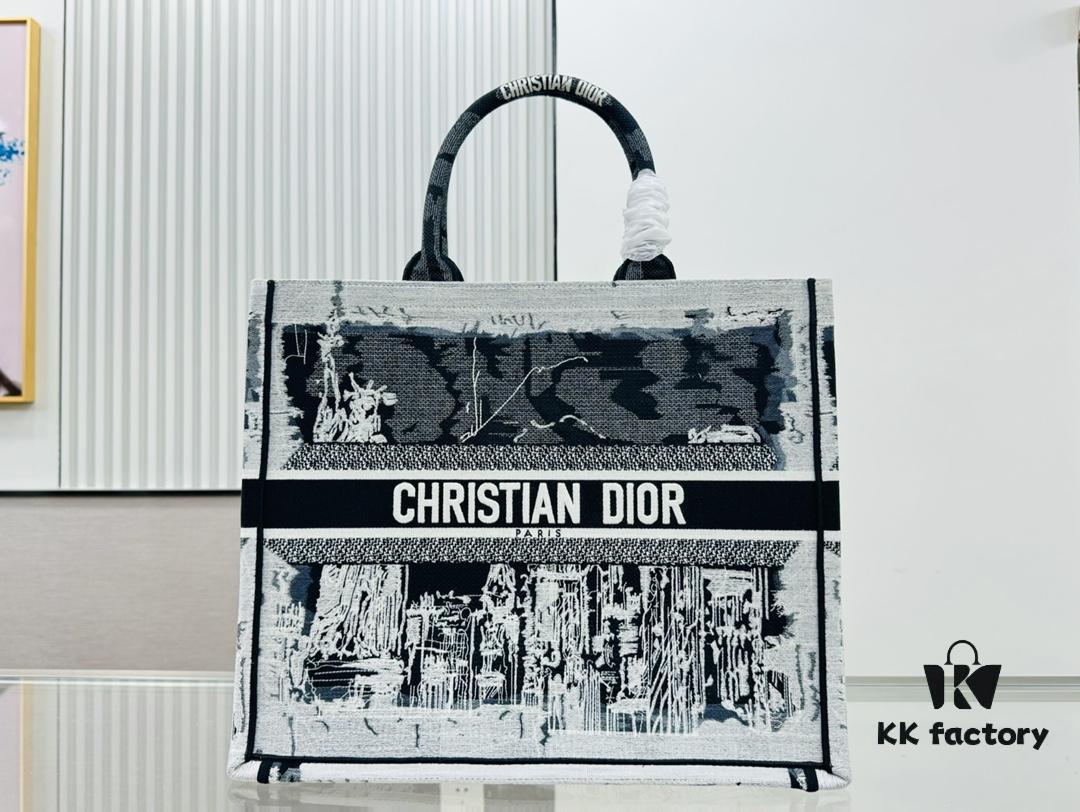 Thick Stitching, Heavy Fabric Original Order Large Size [Dior Book Tote]