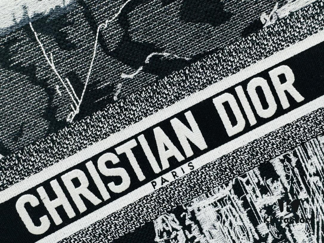 Thick Thread, Heavy Fabric Original Order Medium Size Di0r Book Tote