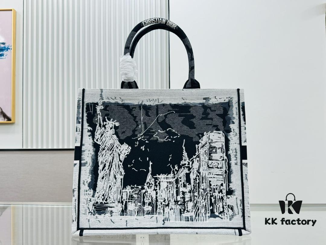 Thick Yarn Heavy Fabric Original Order Oversized Di0r Book Tote