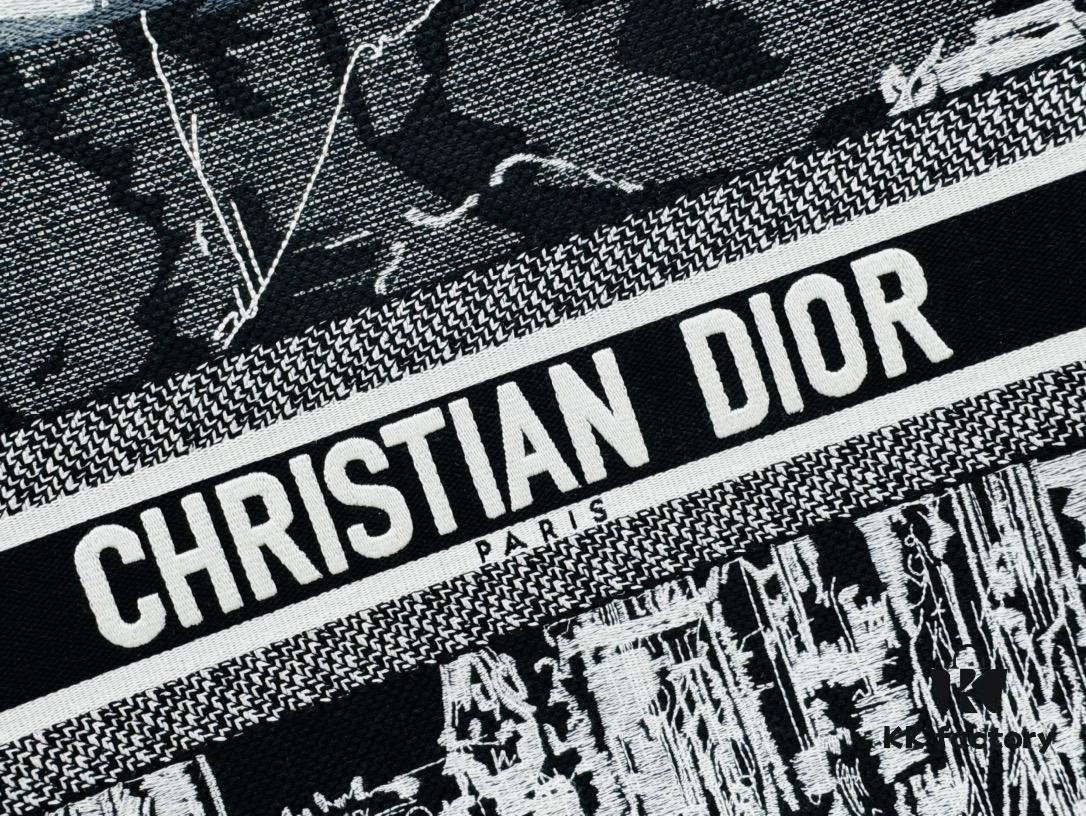 Thick Yarn Heavy Fabric Original Order Oversized Di0r Book Tote