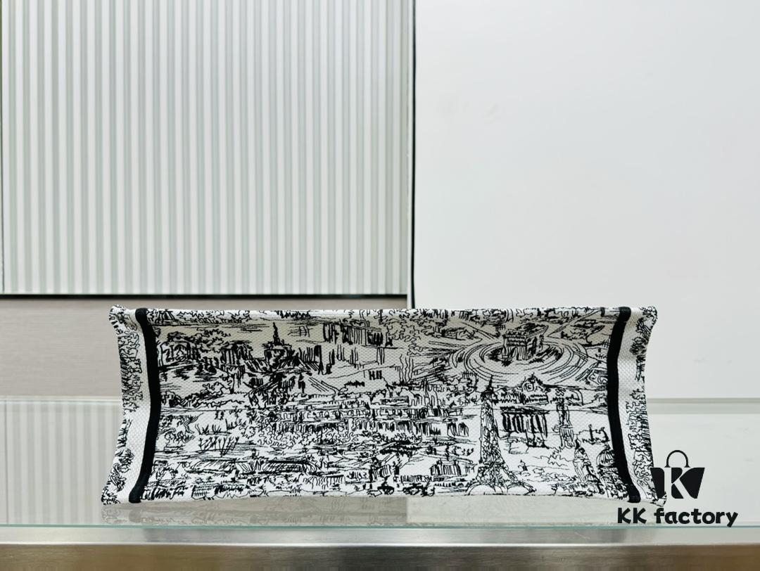 Original Order Thick Yarn Heavy Fabric Large Size Di0r Book Tote