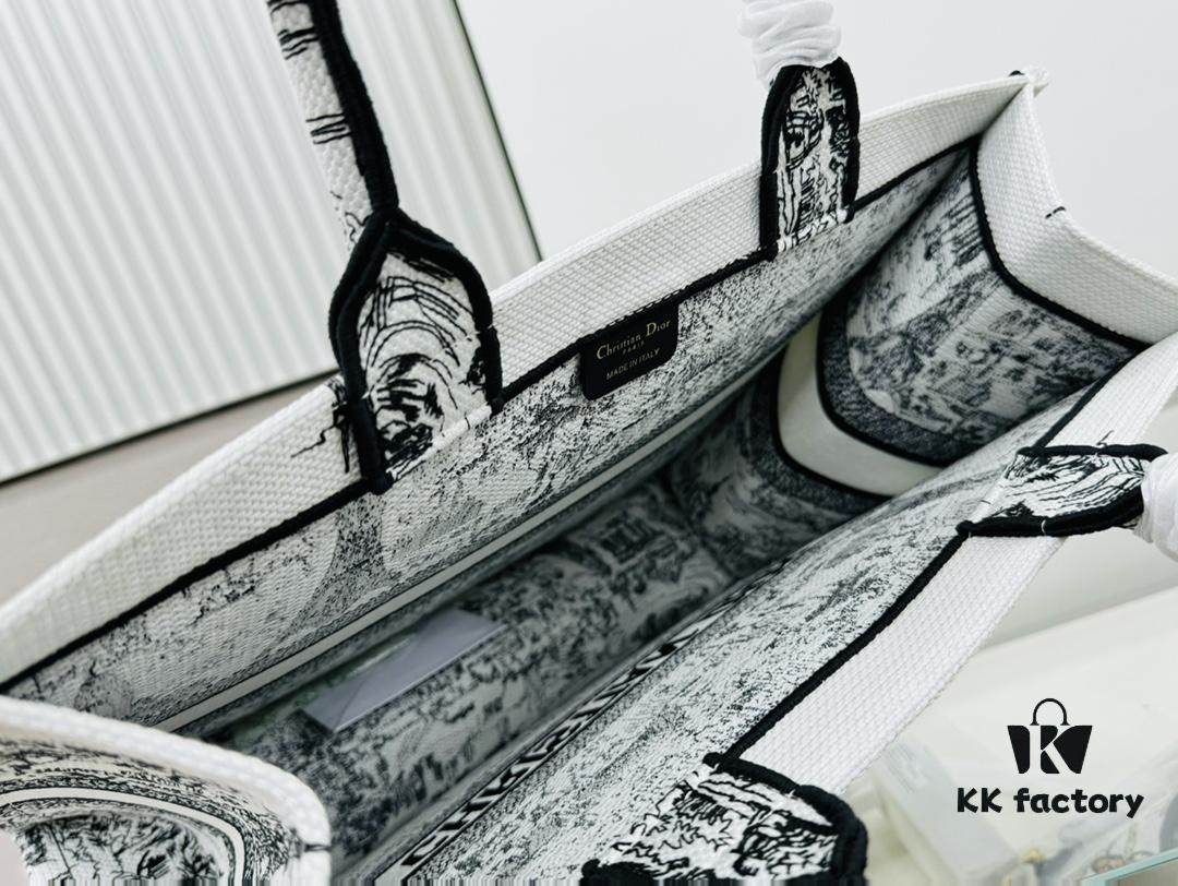 Original Order Thick Yarn Heavy Fabric Large Size Di0r Book Tote