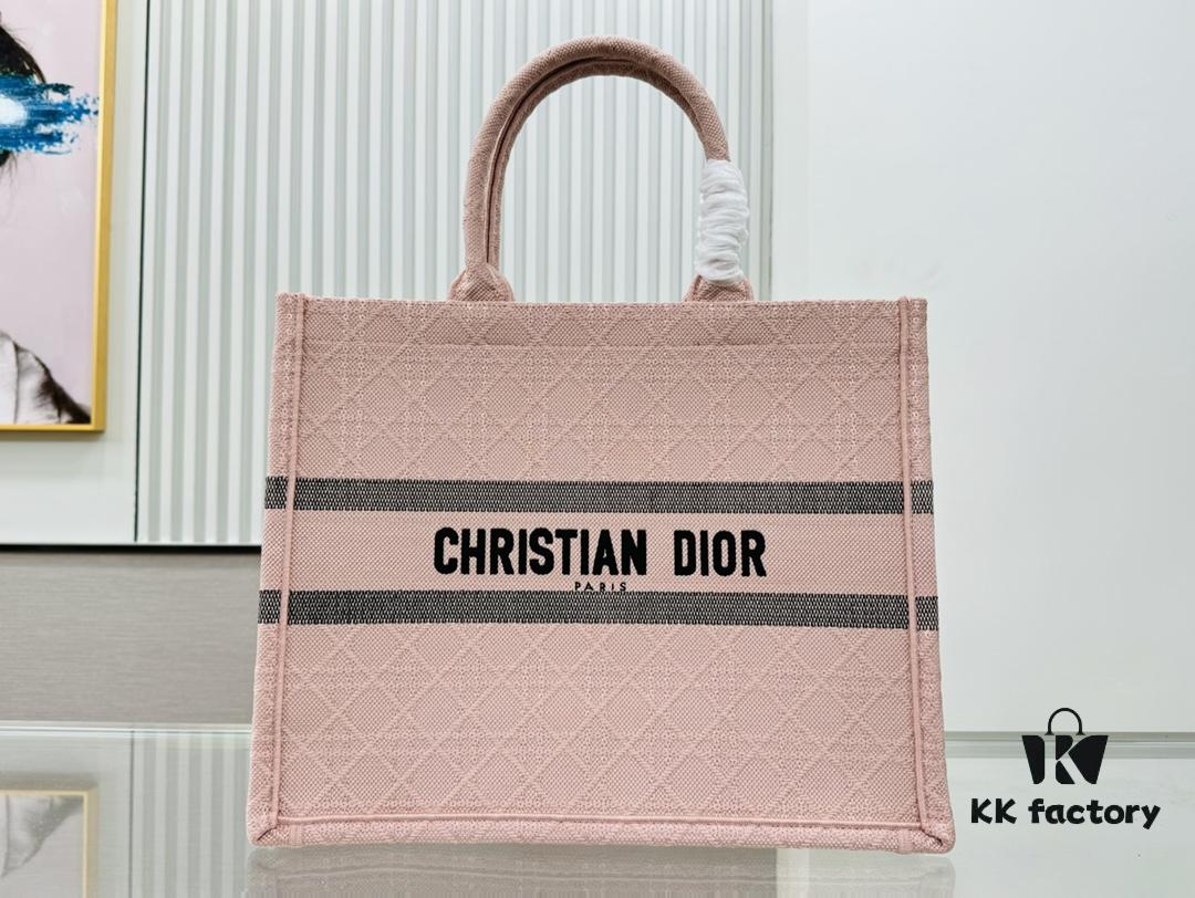 Oversized Original Order Thick Yarn Fabric Dior Book Tote