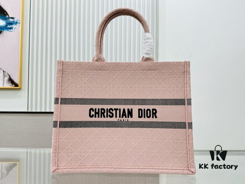 Oversized Original Order Thick Yarn Fabric Dior Book Tote