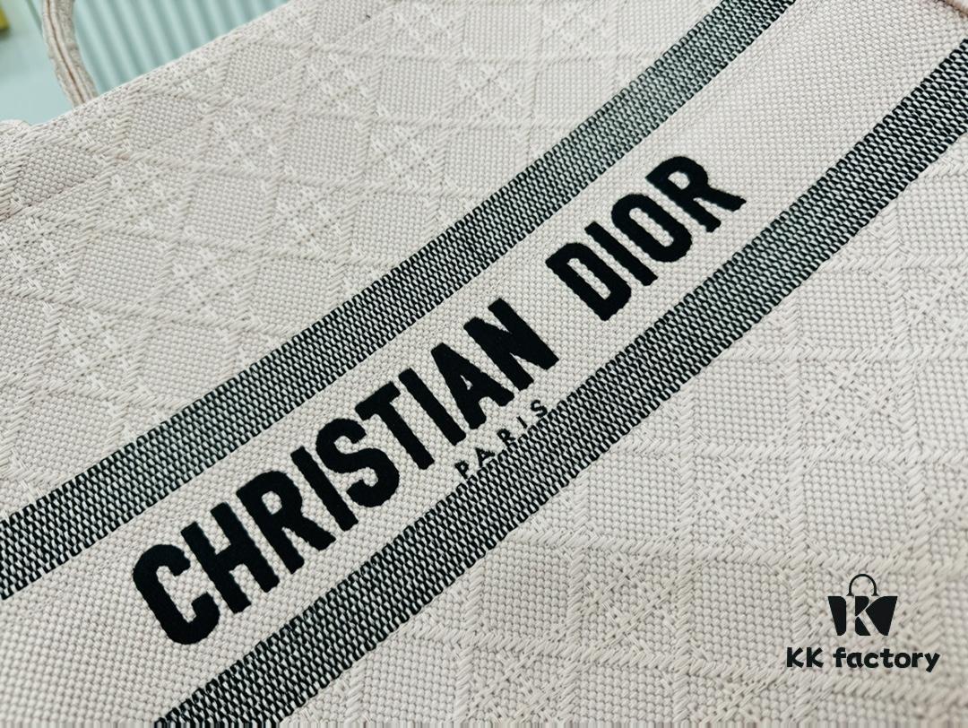 Oversized Original Order Thick Yarn Fabric Dior Book Tote