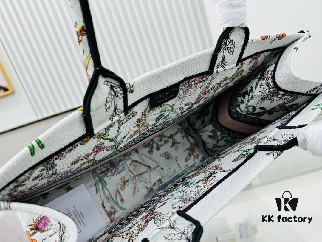 Dior Book Tote Large Size Original Order Thick Yarn Fabric