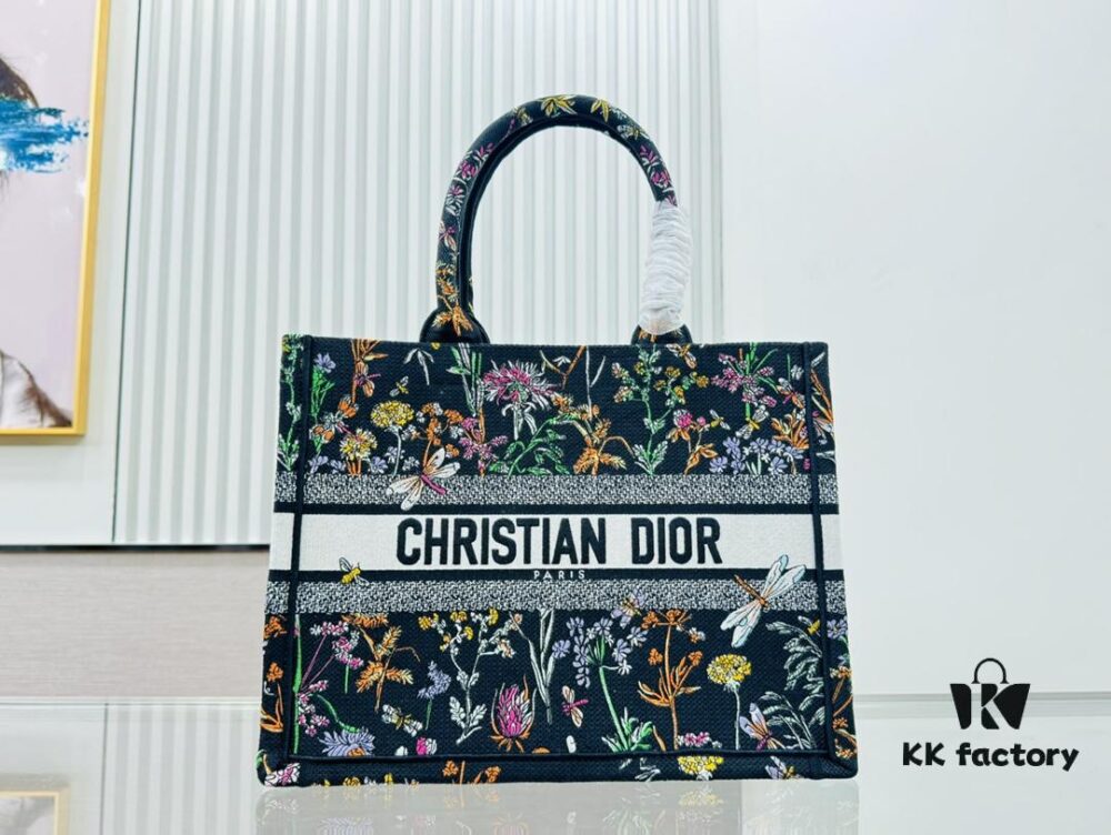 Original Surplus Stock, Thick Yarn Fabric Medium Size [Dior Book Tote]