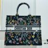 Oversized Original Order Thick Yarn Fabric Dior Book Tote