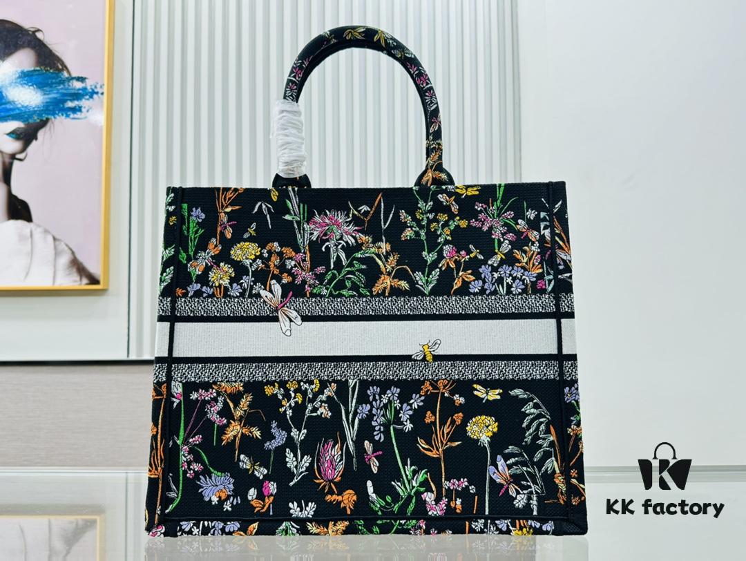 Oversized Original Order Thick Yarn Fabric Dior Book Tote