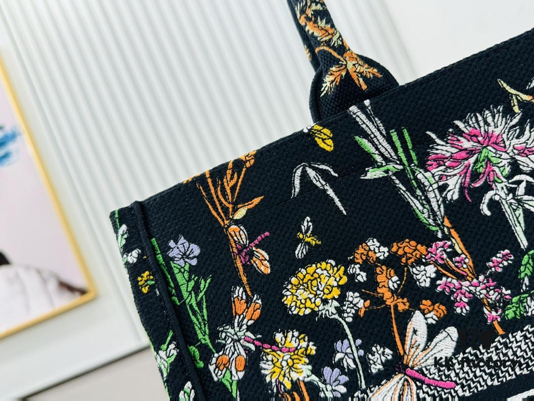 Oversized Original Order Thick Yarn Fabric Dior Book Tote