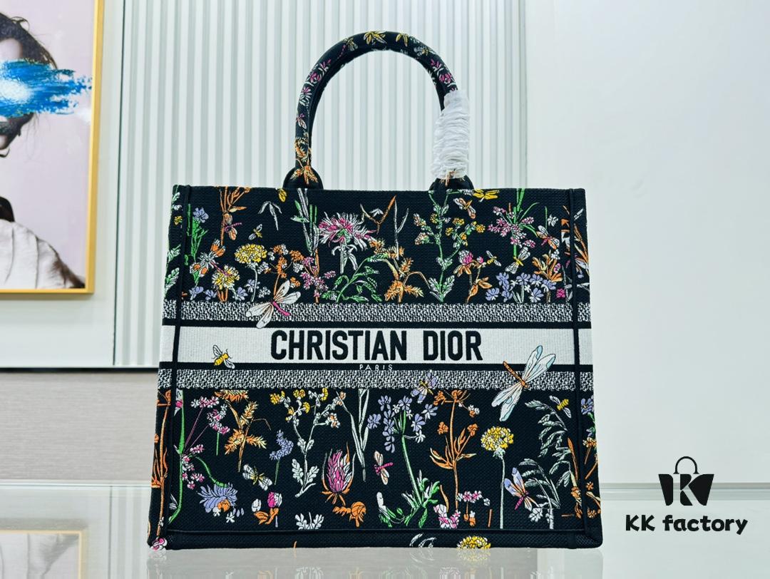 Thick Stitching, Heavy Fabric, Original Order Large Size Di0r Book Tote