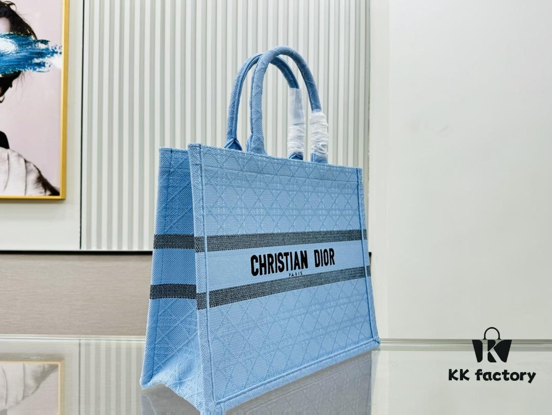 Oversized Original Order Thick Yarn Fabric Dior Book Tote